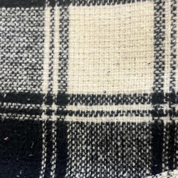 Audrey Black White Checks Shirt Tail Jacket Dress - Picture 11 of 15